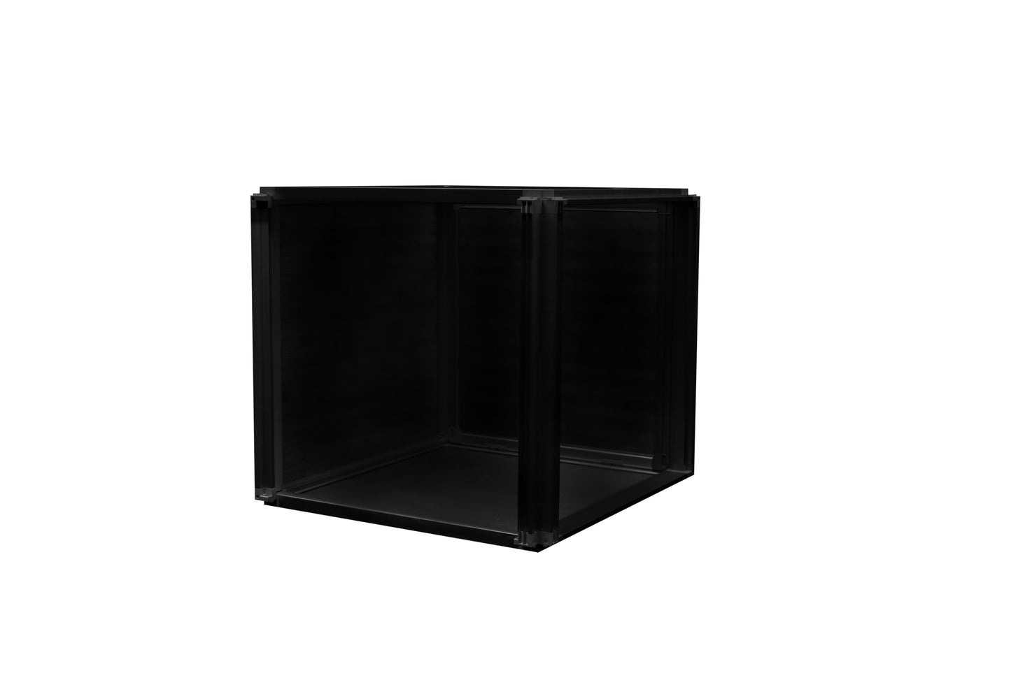 Black 10'x2'x2' Meridian PVC Corner Reptile Enclosure