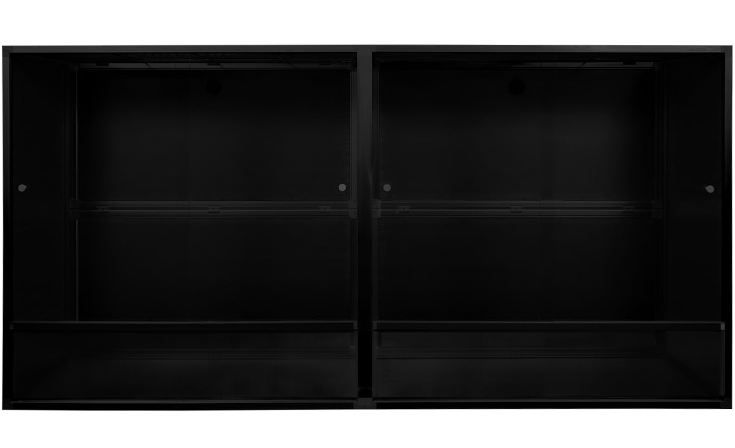 Black 8'x2'x4' Meridian PVC Reptile Enclosure