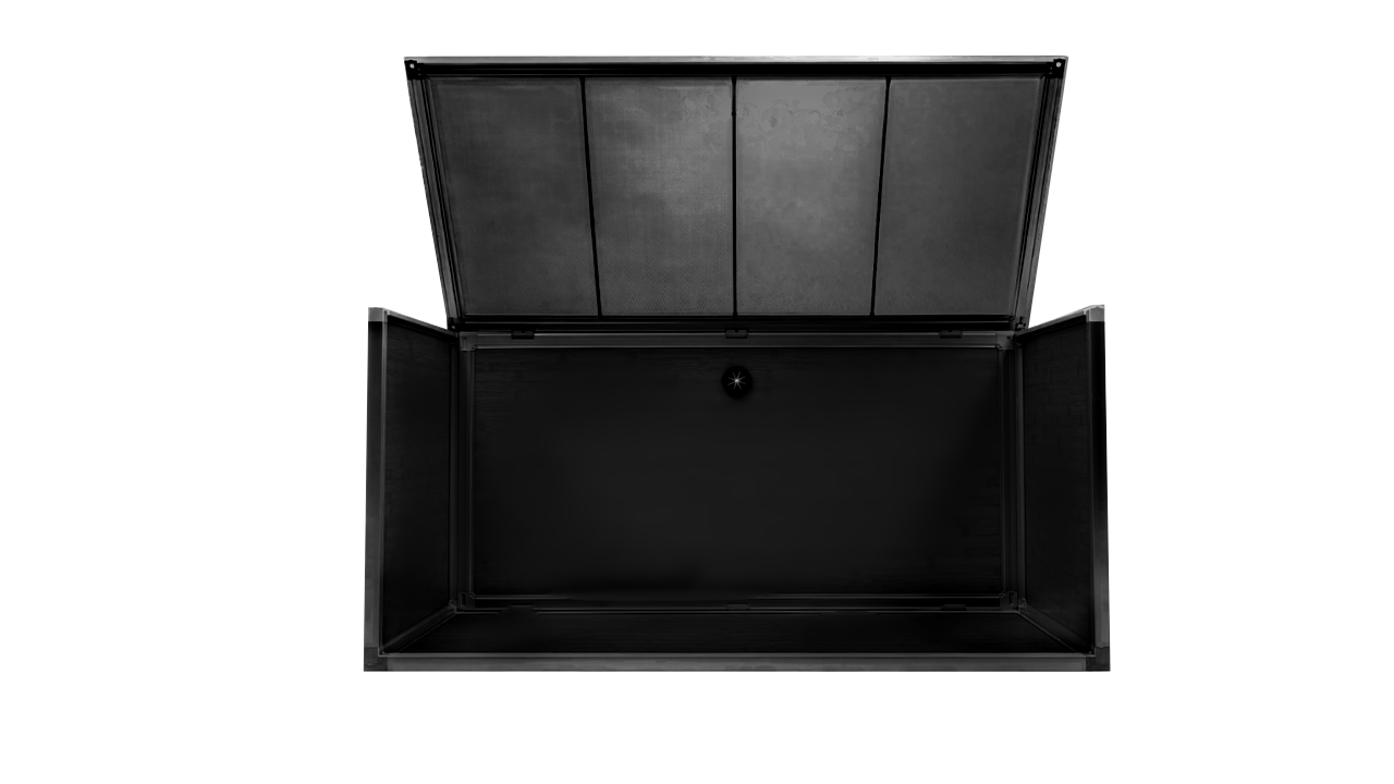 Black 6'x2'x2' Meridian PVC Reptile Enclosure