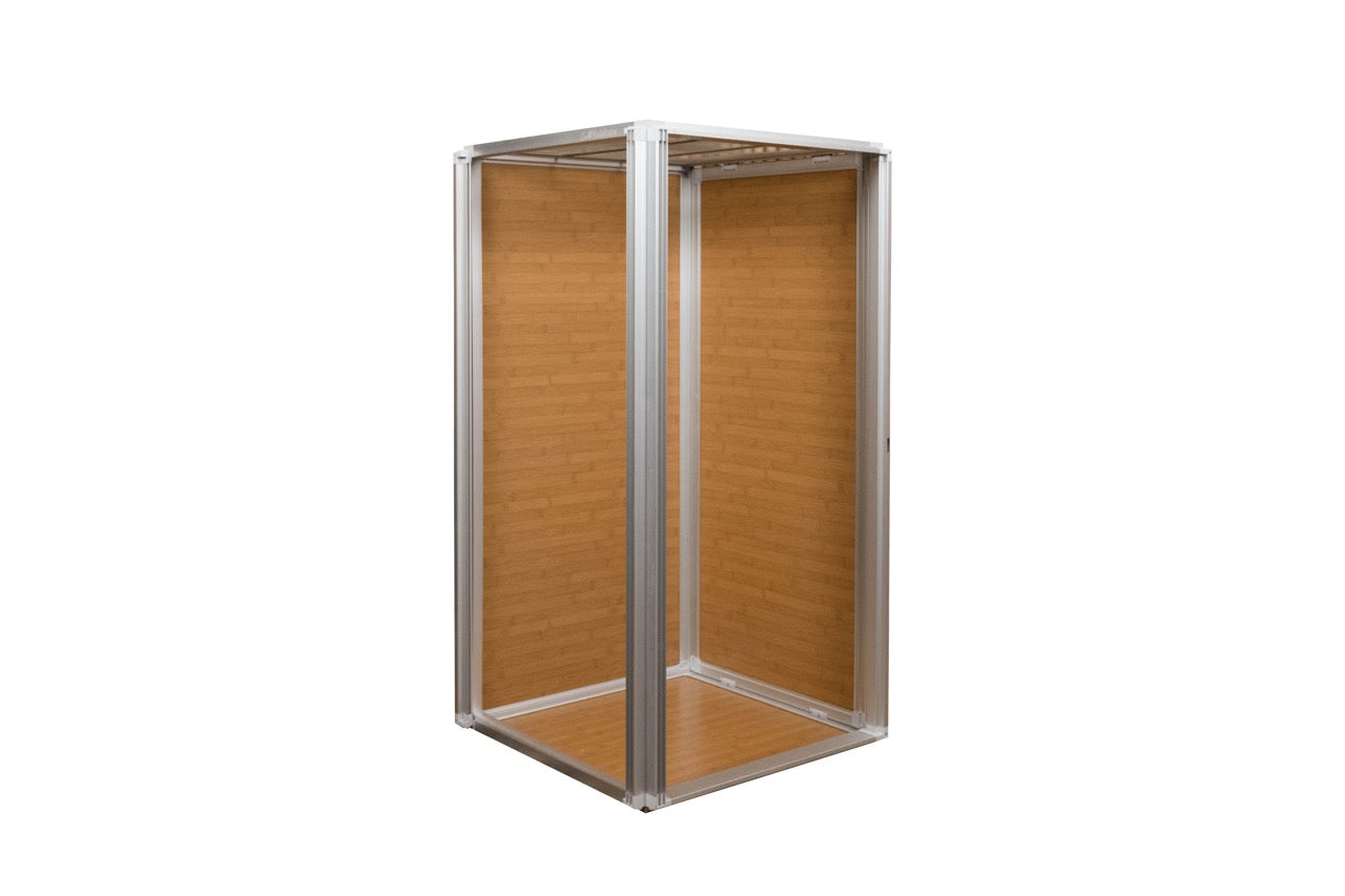 10'x2'x4' Meridian PVC Corner Reptile Enclosure