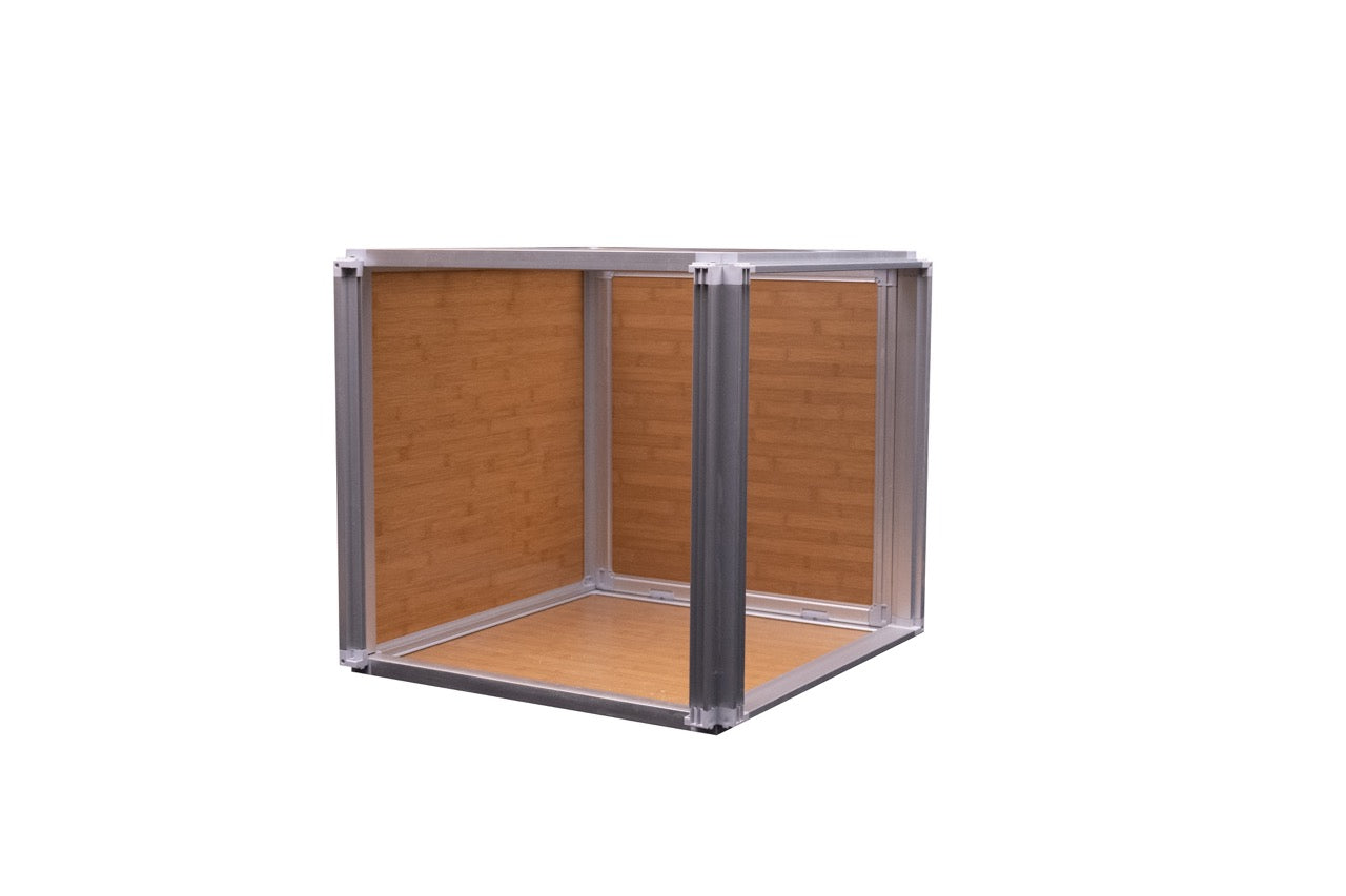 10'x2'x2' Meridian PVC Corner Reptile Enclosure
