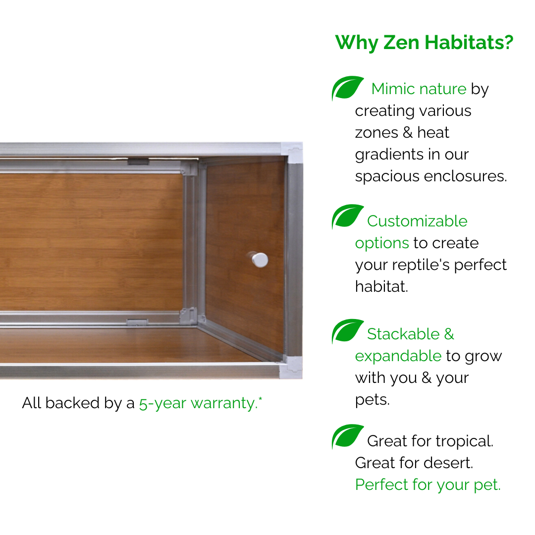 48"x24"x16" Meridian PVC Leopard Gecko Enclosure