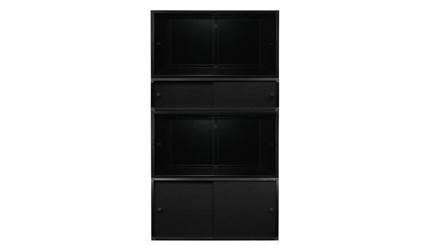 Black Meridian Cabinet Stand - for 4'x2' based Meridian enclosures