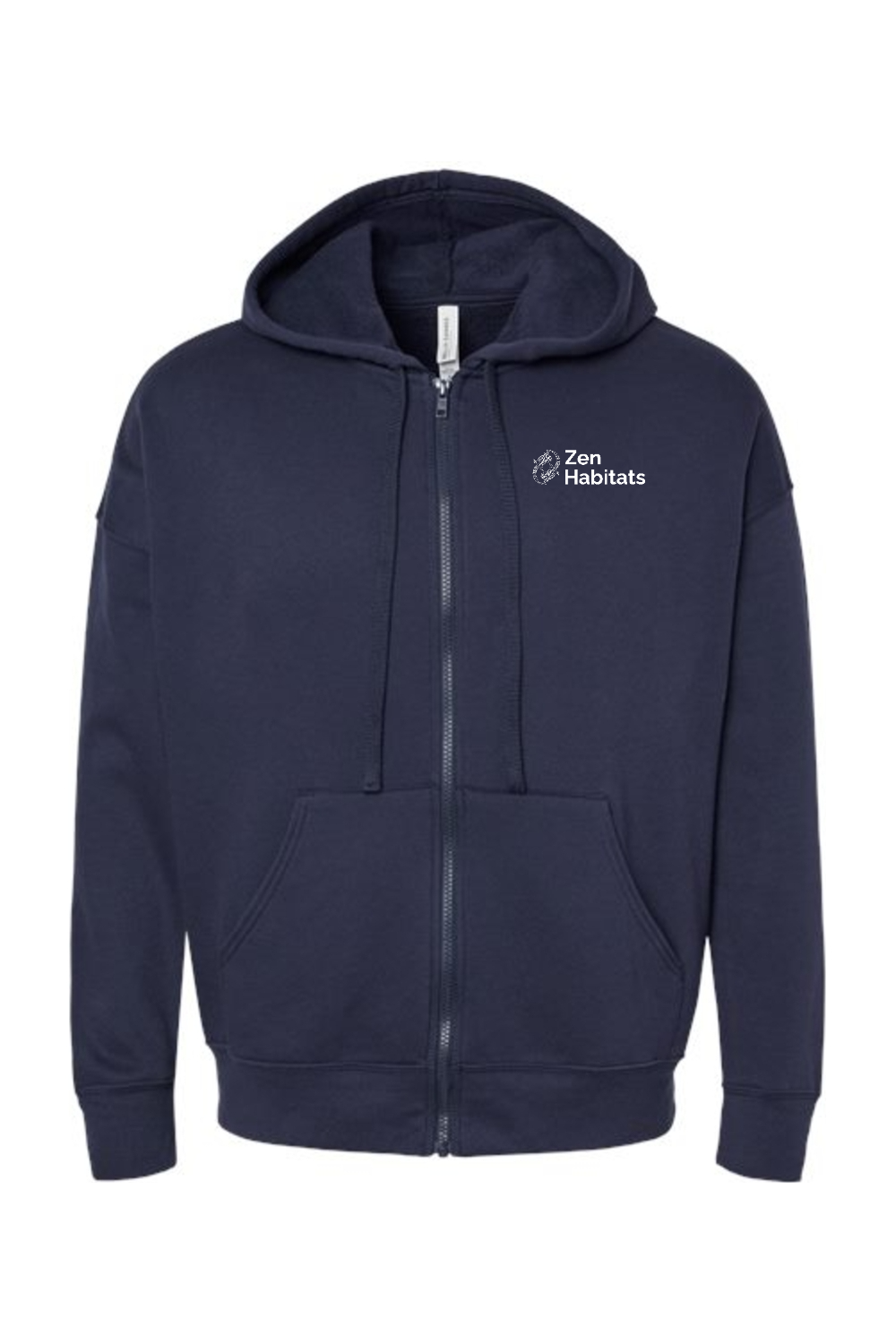 Zen Habitats Logo Zip-Up Hoodie - Unisex Sponge Fleece