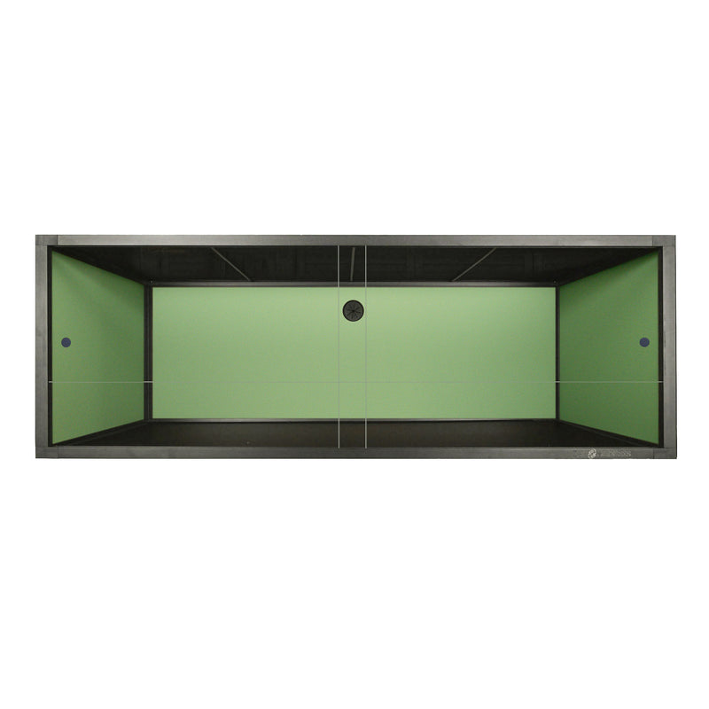 4x2x16" Reptile Enclosure – Sage Green Finish by Zen Habitats (80-Gallon Equivalent PVC Reptile Tank)