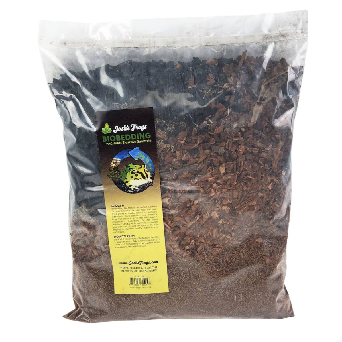 Josh's Frogs BioBedding PAC-MAN Bioactive Substrate (10 quarts) – Zen ...