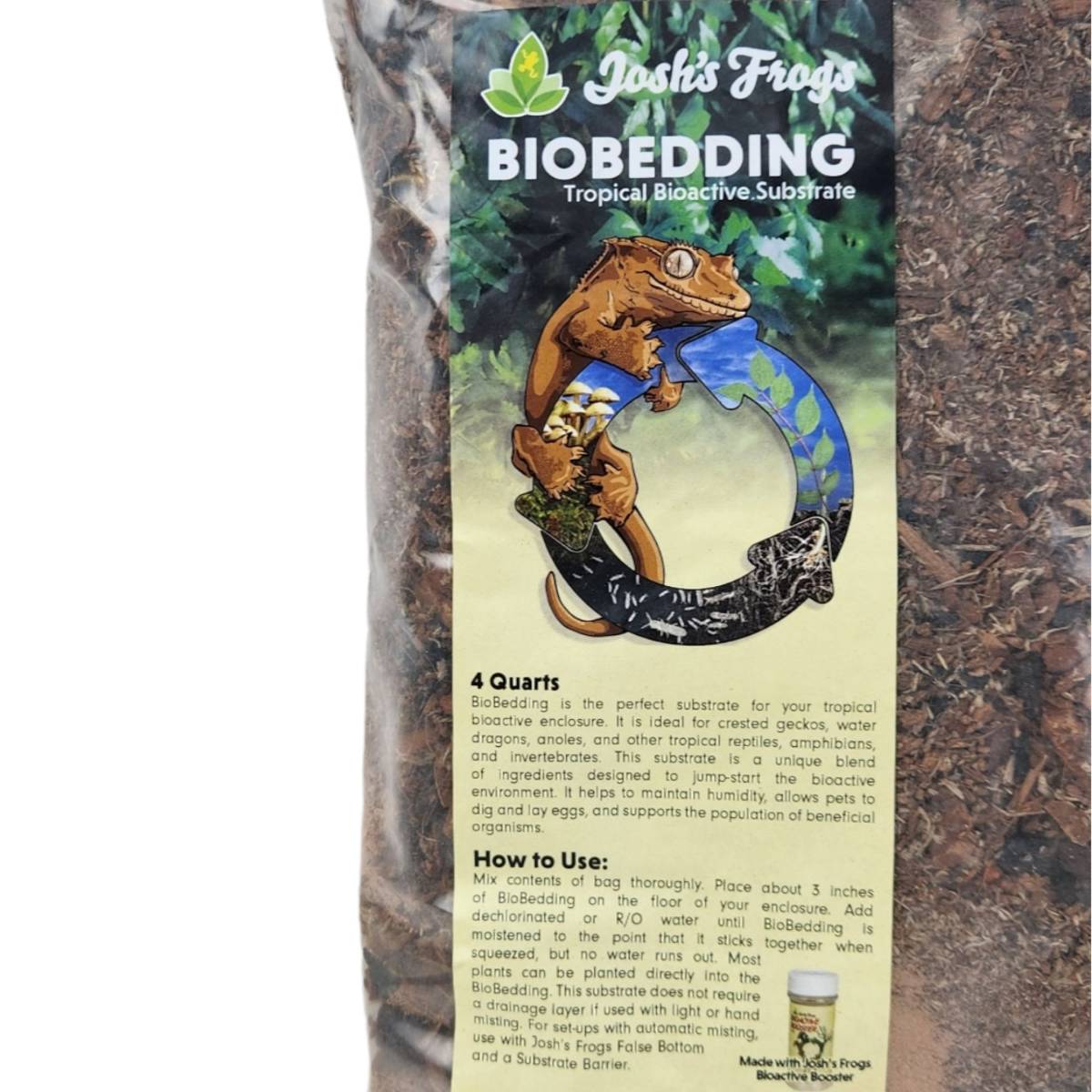 Josh's Frogs BioBedding TROPICAL Bioactive Substrate (4 quarts)