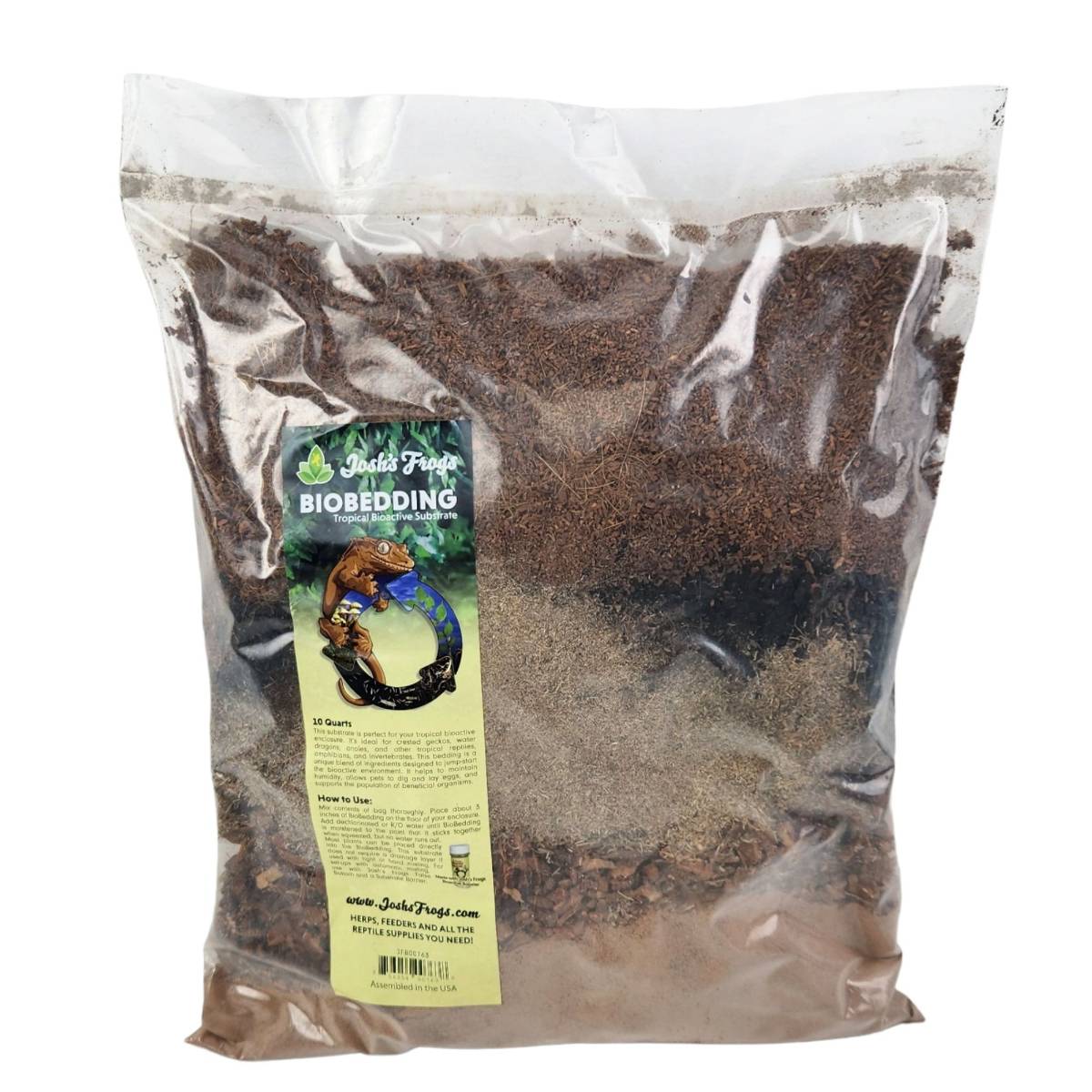 Josh's Frogs BioBedding TROPICAL Bioactive Substrate (10 quarts)