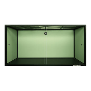 4x2x2 Bearded Dragon Enclosure – Sage Green Finish by Zen Habitats (120-Gallon Equivalent PVC Reptile Tank)