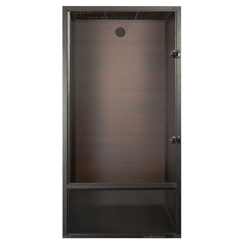 2'x2'x4' Reptile Enclosure – Oak Finish by Zen Habitats (120-Gallon Equivalent PVC Reptile Tank)