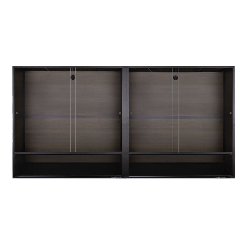 8x2x4 Bearded Dragon Enclosure – Oak Finish by Zen Habitats (480-Gallon Equivalent PVC Reptile Tank)