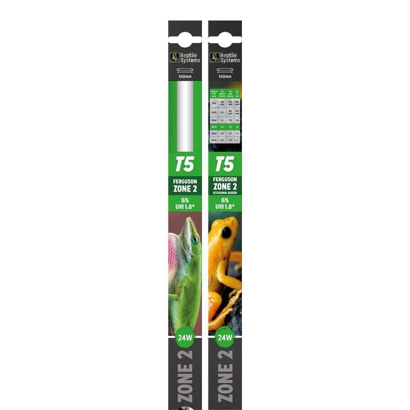 REPTILE SYSTEMS Eco T5 High-Output Linear UVB Lighting, Lamp for Ferguson Zones 1-3
