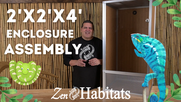 Zen Habitats 2x2x4 enclosure assembly video