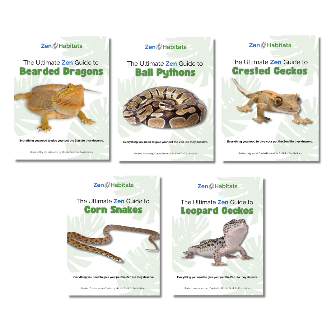 The Ultimate Zen Guide Bundle: Bearded Dragon, Ball Python, Crested Gecko, Leopard Gecko & Corn Snake