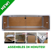 New Meridian 48x24x16 PVC enclosure by Zen Habitats