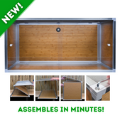 New Meridian 4x2x2 PVC enclosure by Zen Habitats