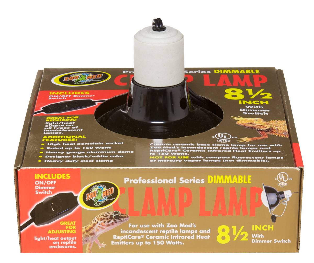 Zoo Med Professional Series Dimmable Clamp Lamp (8.5 inch)