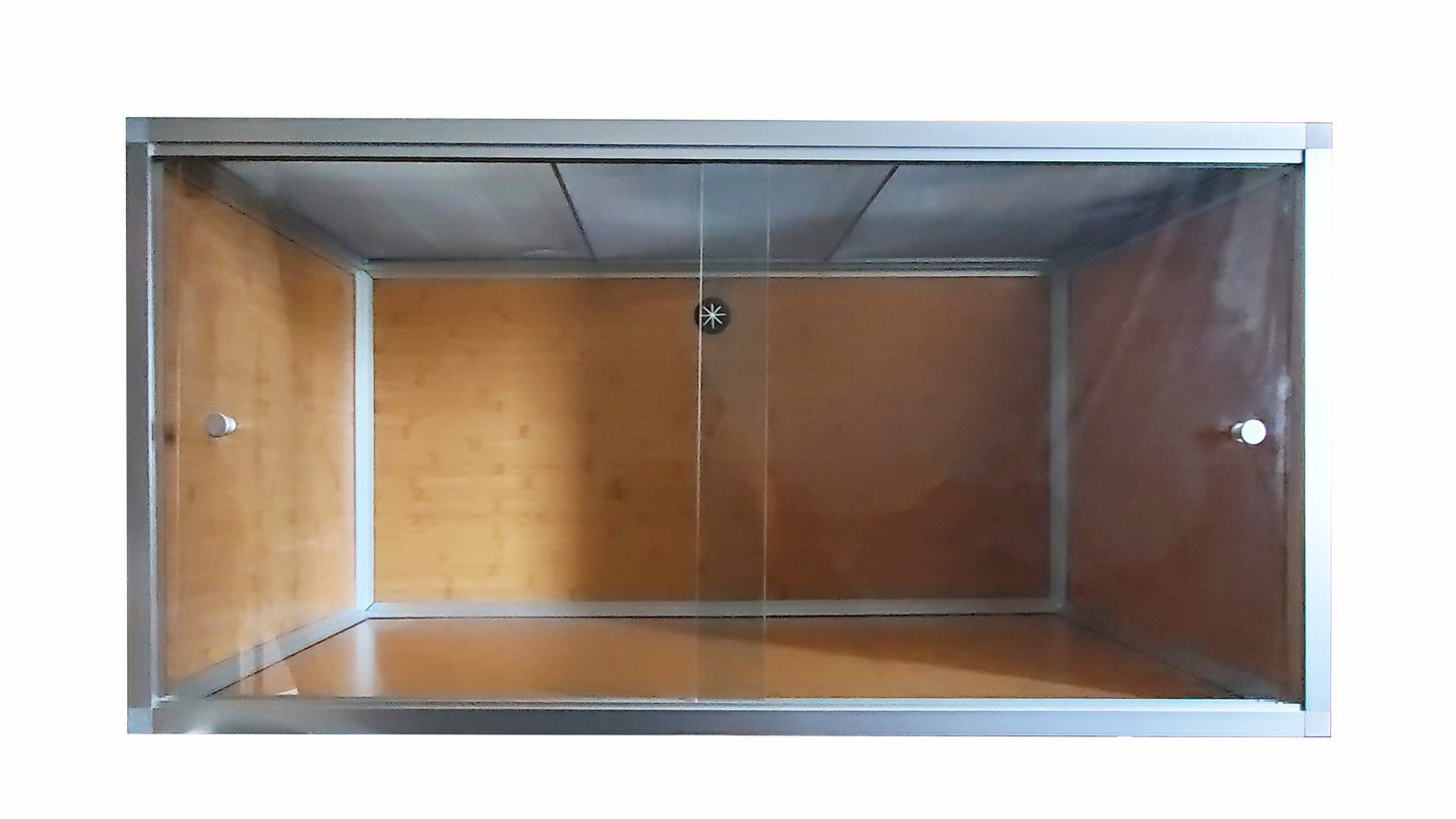 Tempered Glass Replacement Doors - for Original 4'x2'x2' Reptile Enclosures