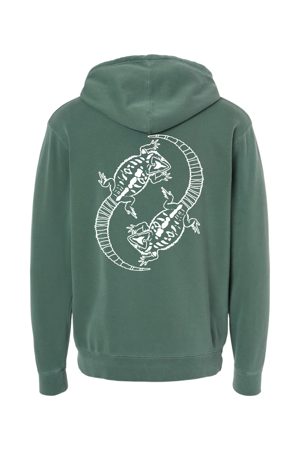 Zen Habitats Logo Hoodie - Independent Trading Co. Unisex Midweight Pigment-Dyed Hooded Sweatshirt