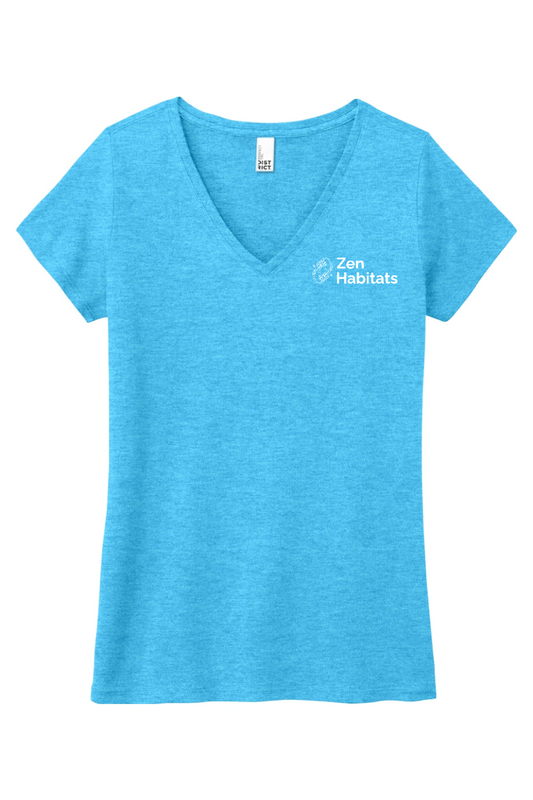 Women's V-Neck Zen Habitats Logo Tee