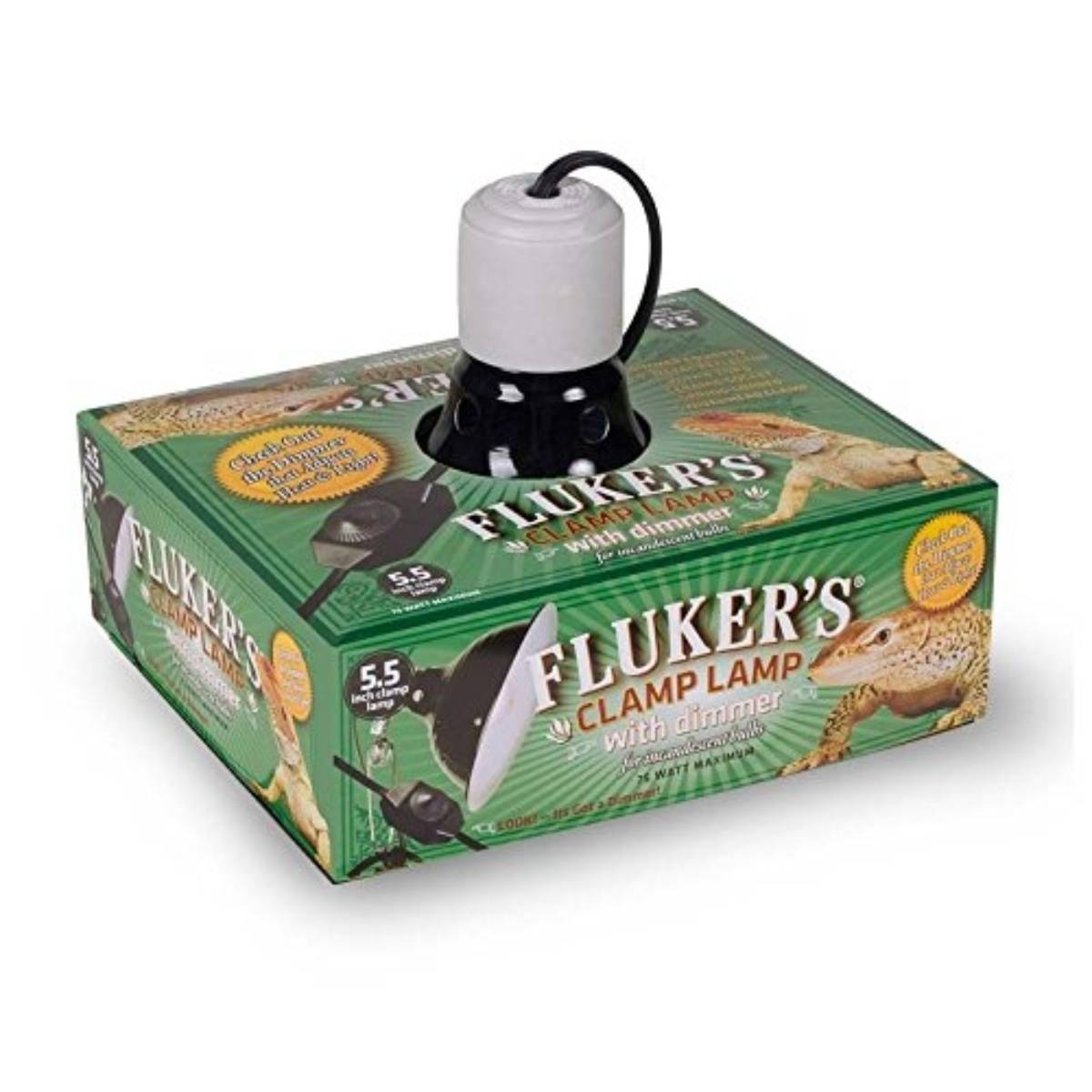 Fluker's Repta-Clamp Lamp with Dimmable Switch (5.5")