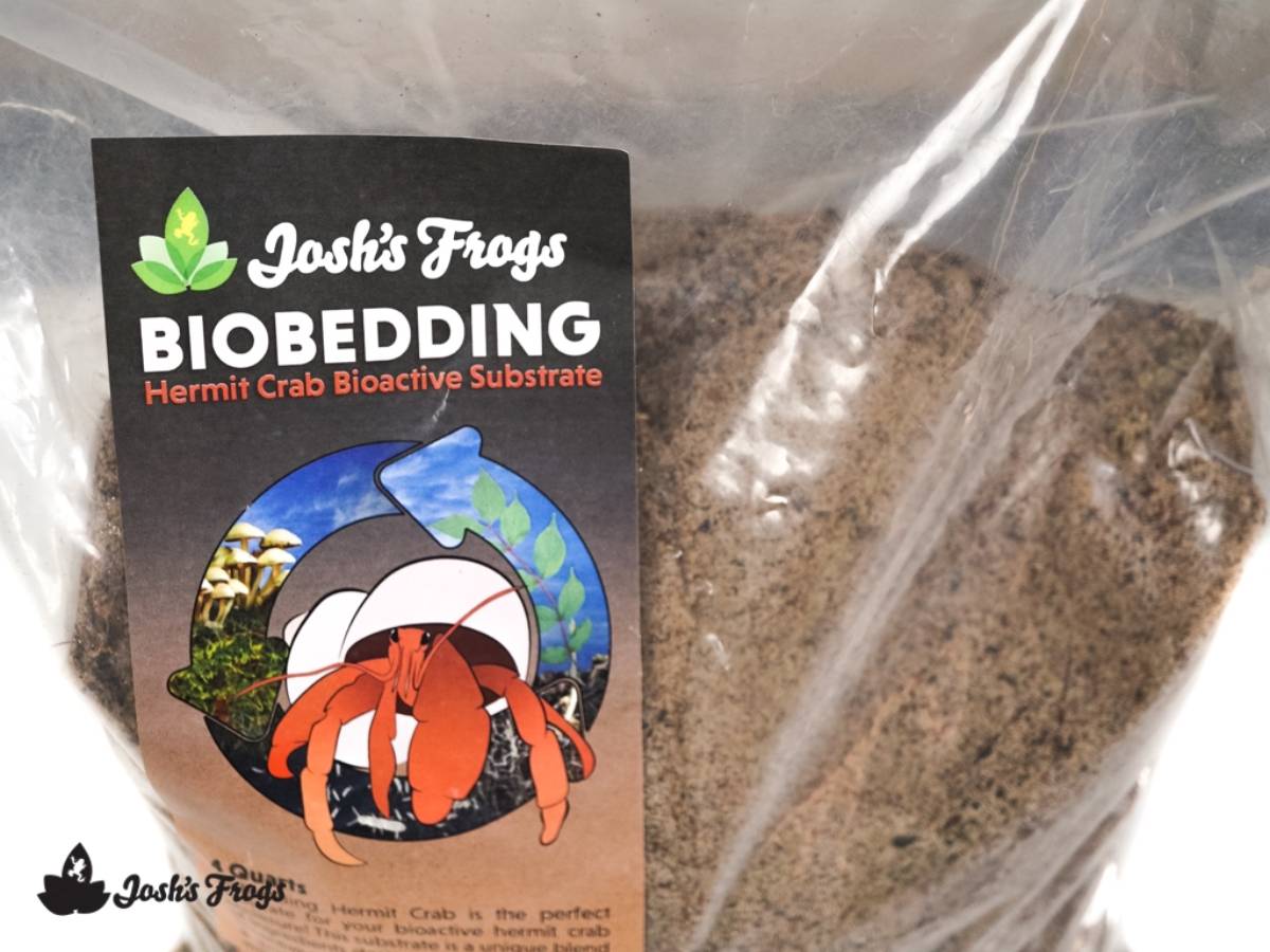 Josh's Frogs BioBedding HERMIT CRAB Bioactive Substrate (4 Quarts) Zen Habitats