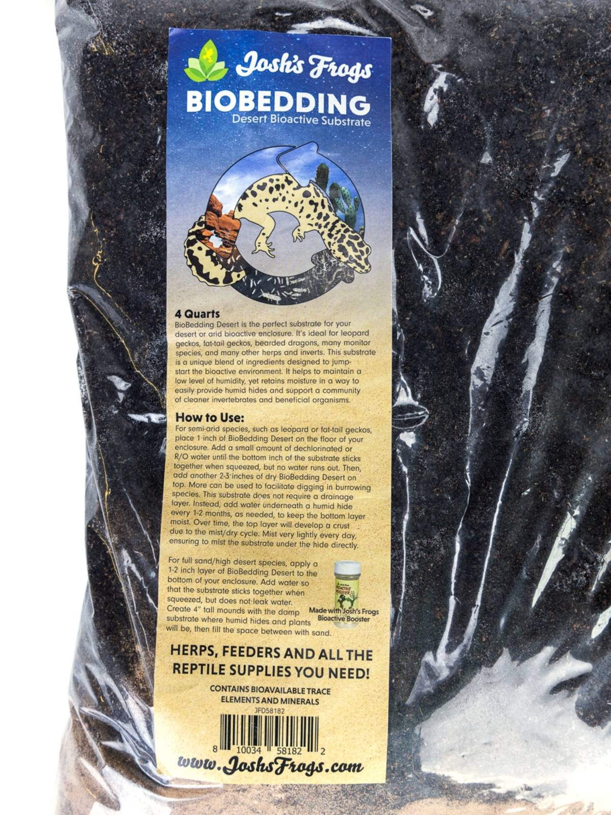 Josh's Frogs BioBedding DESERT Bioactive Substrate (4 quarts) – Zen ...