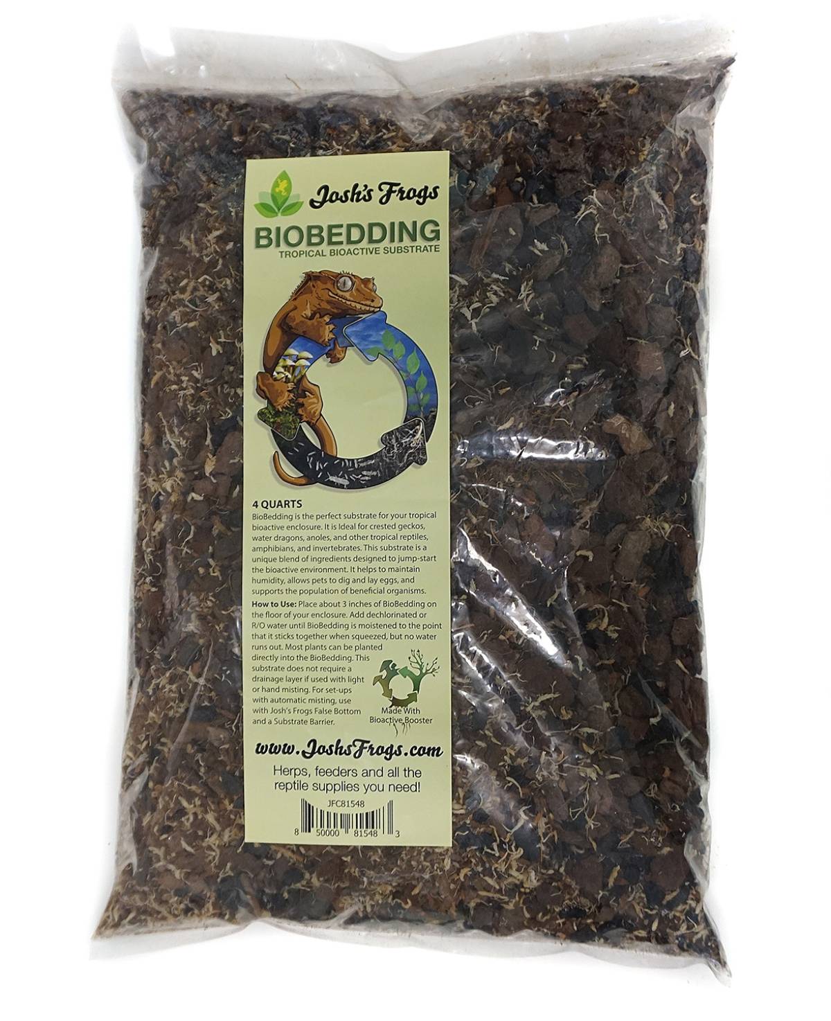 Josh's Frogs BioBedding Tropical Bioactive Substrate (4 quarts) – Zen ...
