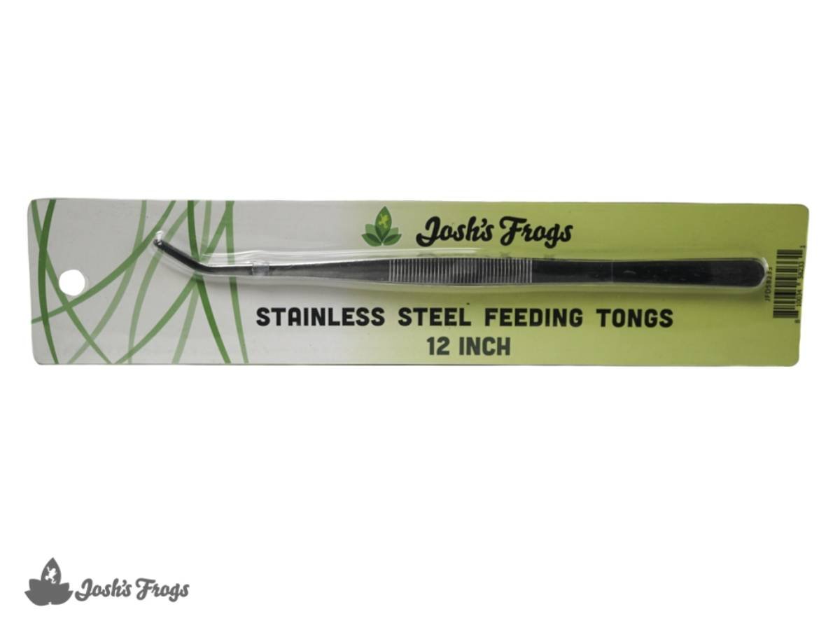 12 inch Stainless Steel Feeding Tongs – Neon Exotics